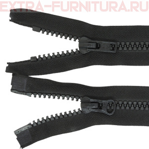 Молния Трактор Т8  2 замка 90 см, цв.322 черный