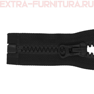 Молния Трактор Т8 1 замок 50см, цв. 322 черный, LOGO