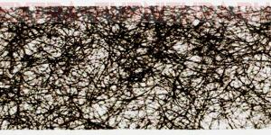 Паутинка клеевая шир.20мм, цв.черный, рул.100ярд, пл.23гр/м А