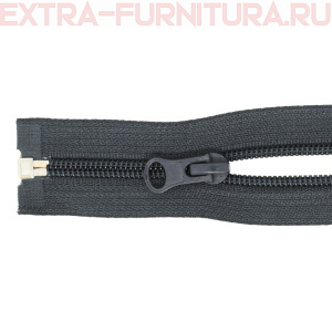 Молния Спираль разъемная дл. 45см, Т5, цв.312 т.серый LOGO