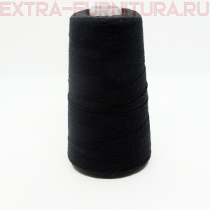 Нитки 100 ЛЛ 1000м черные 6818 (105)