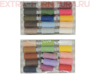 Нитки 40 ЛШ 200 набор (уп.-30 цветов*1 шт в ассортименте)