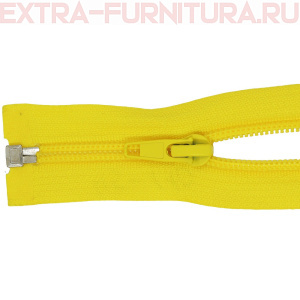 Молния Спираль разъемная Т5, дл. 55см, цв.110 желтый 