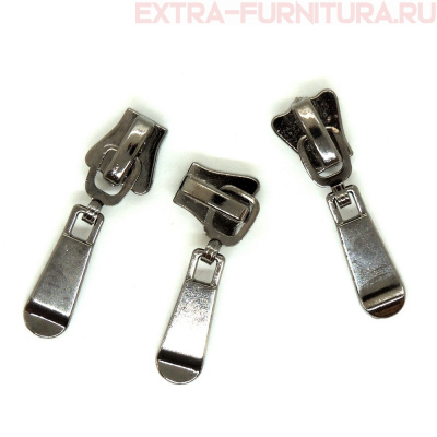 Бегунок декоративный автомат ТР8 черный никель (Р-41) КОРОНА (уп.25шт)