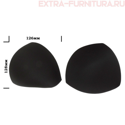 Чашечки корсетные арт.TBY-07.03 с равномер.наполнением р.12 цв,черный уп.10пар