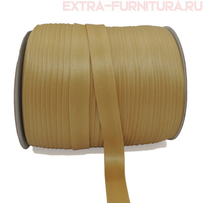 Косая бейка 16мм 132м цв.138 светло-коричневый ЕВРО