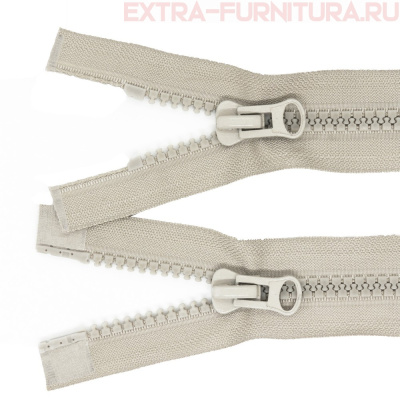 Молния Трактор Т8 2 замка 70см, цв.310 серый светлый, LOGO