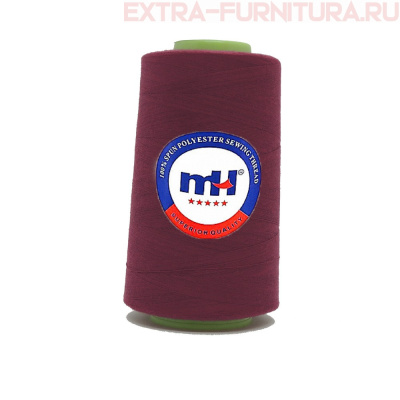 Нитки МН 40/2 п/э  5000 ярдов №125 бордо *