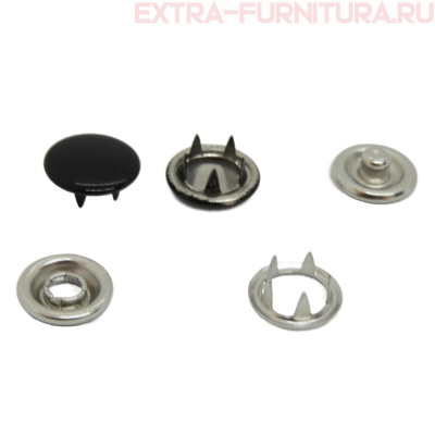 Кнопка рубашечная 9,5мм, цв.322 черный глянцевый (уп.1440шт) №382 Buttoni